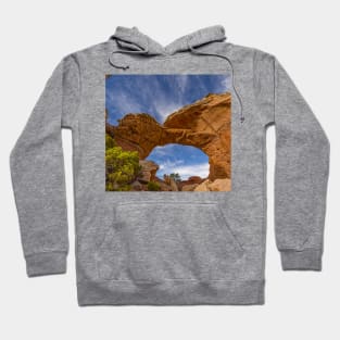 Looking Up Through Broken Arch, Utah Hoodie